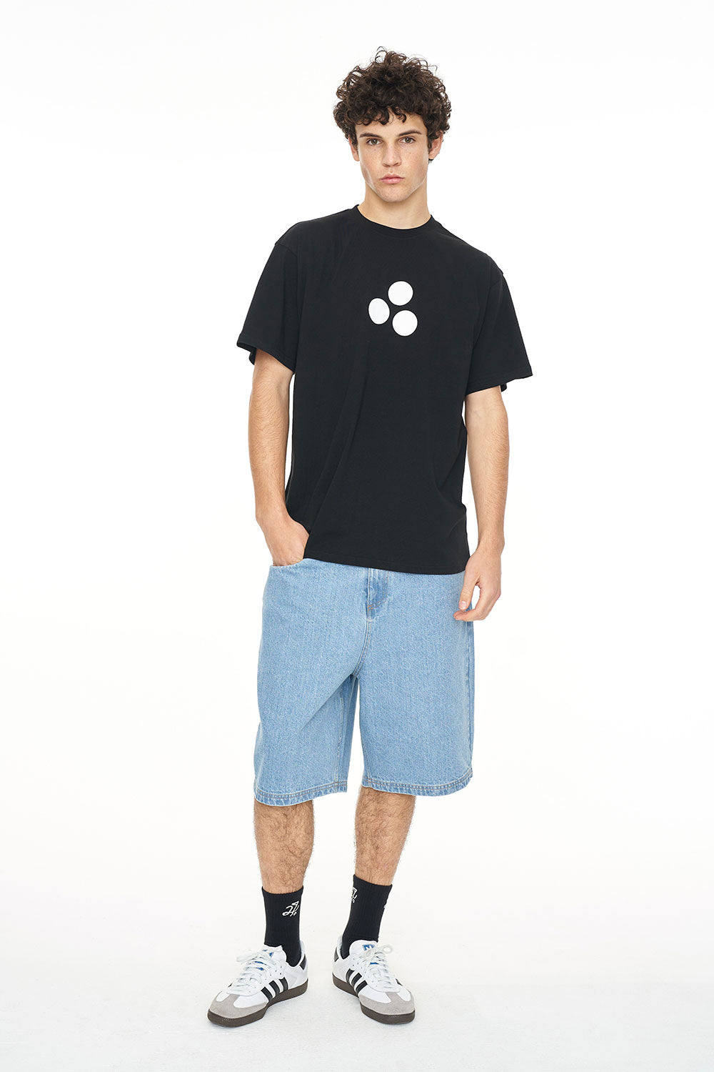 HUFFER // Sup Tee 3 BALL BLACK