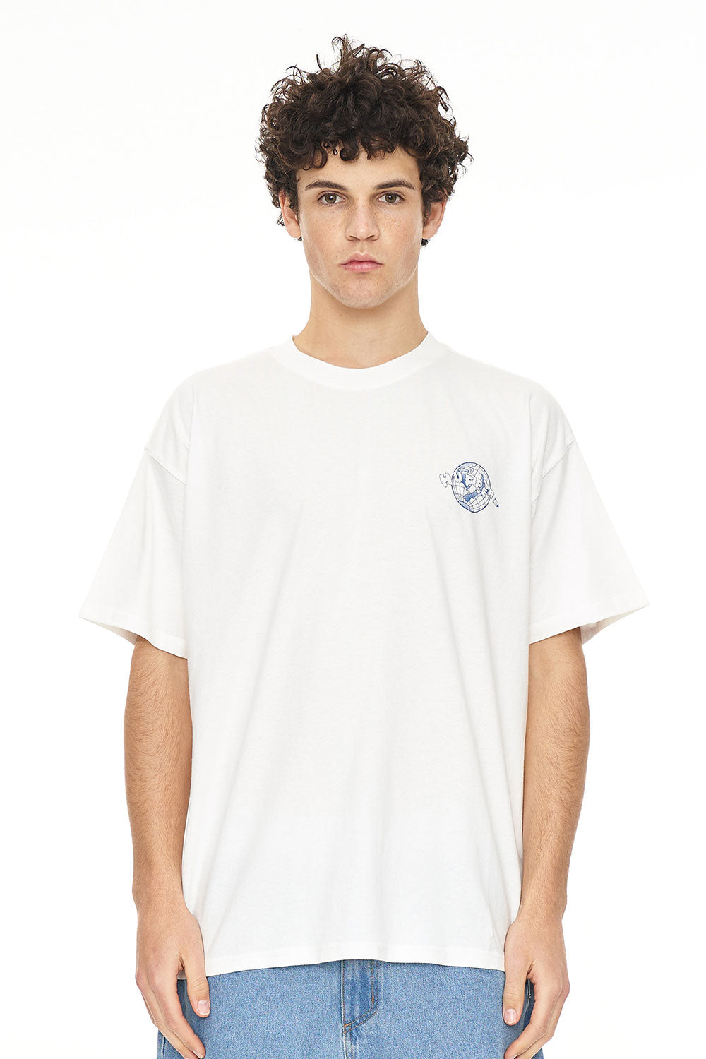 HUFFER // Block Tee Flight Plan CHALK