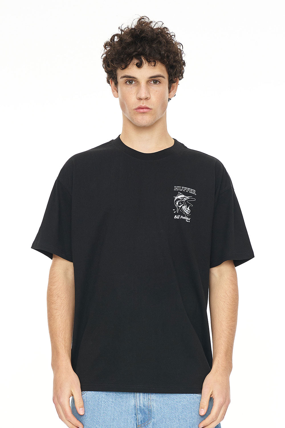 HUFFER // Block Tee Bills BLACK