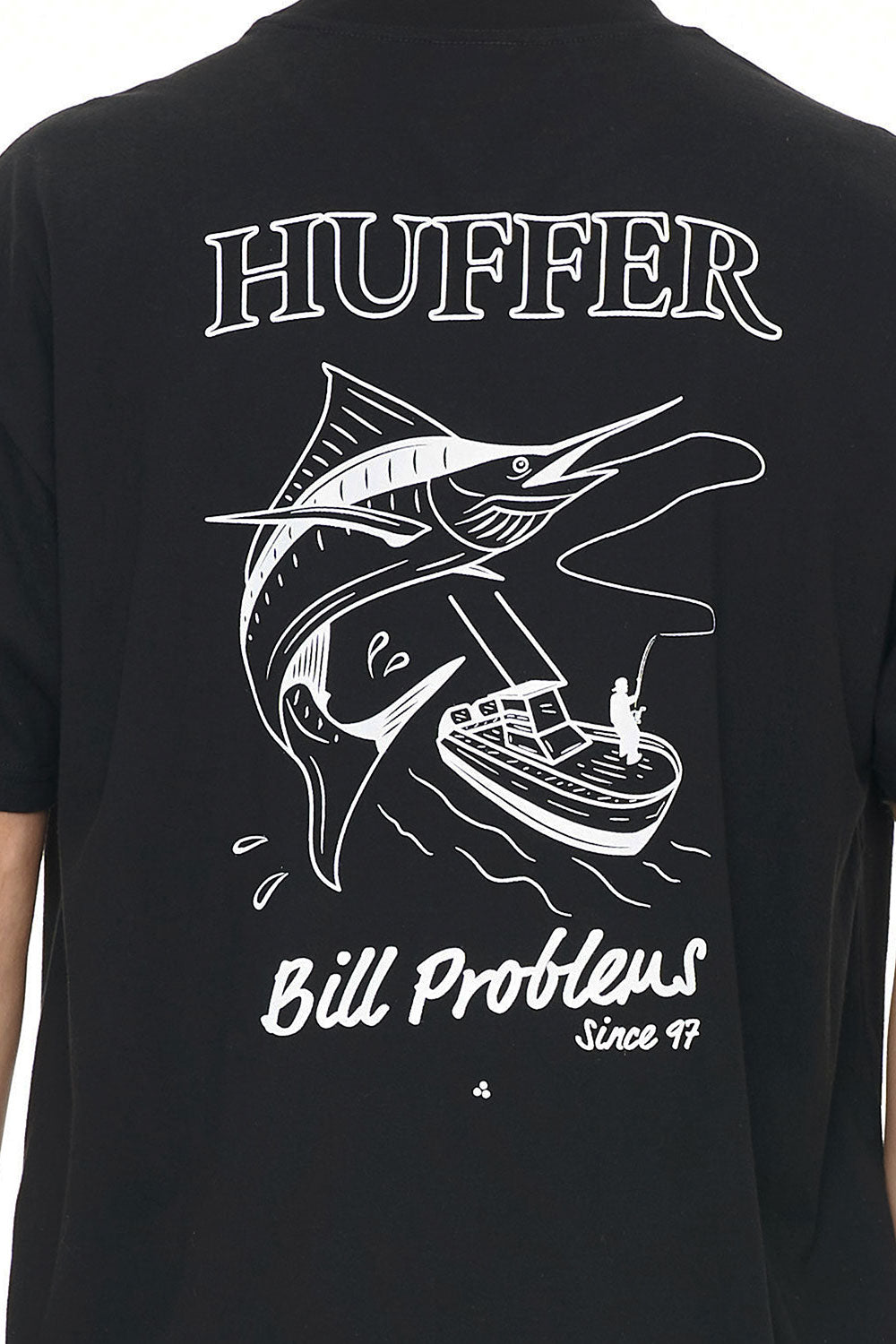 HUFFER // Block Tee Bills BLACK