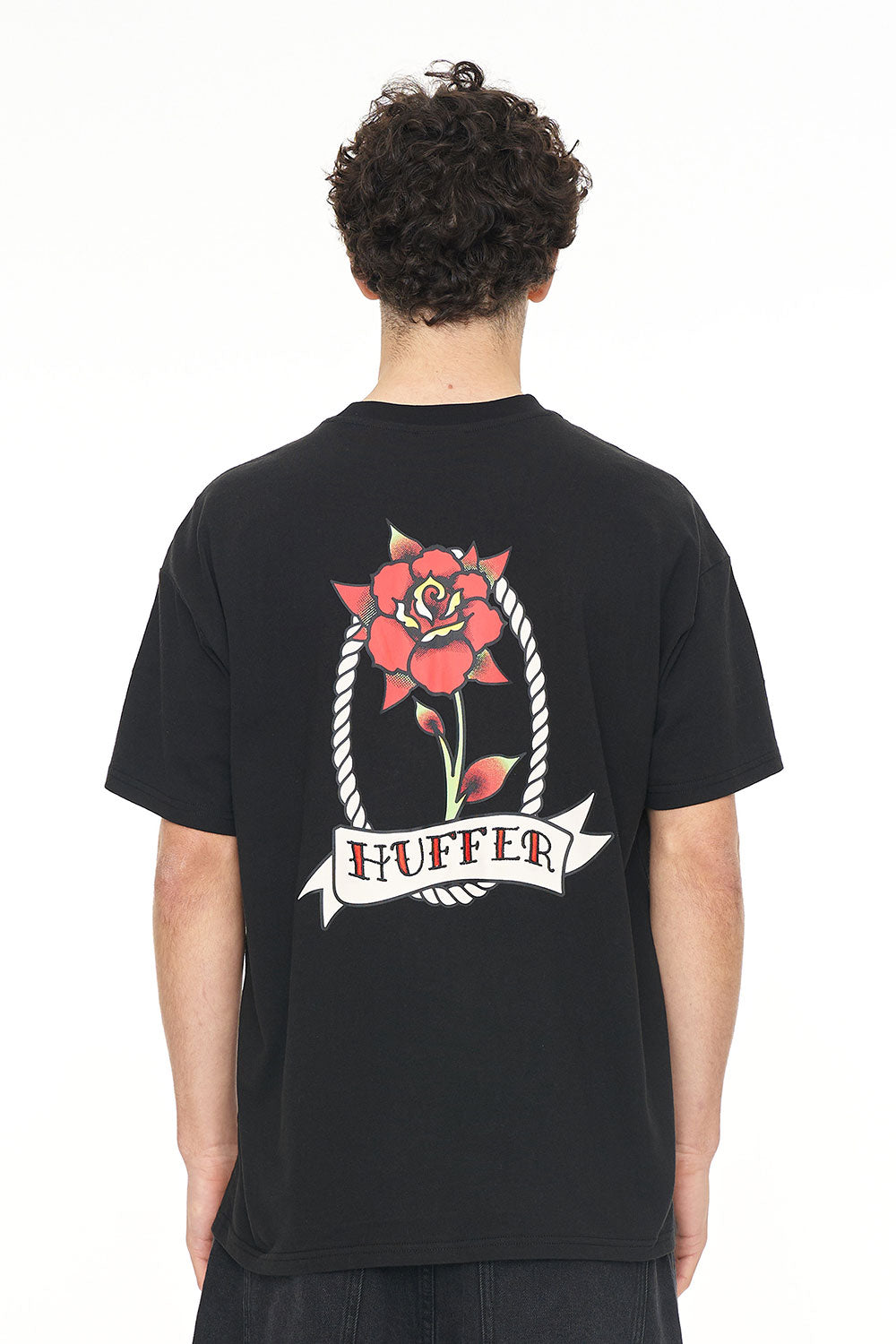 HUFFER // Block Tee Inked BLACK