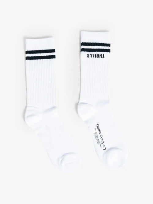 THRILLS // Minimal Thrills 5 Pack Sock WHITE