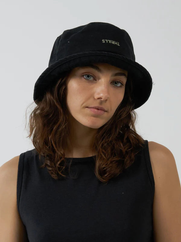 THRILLS // Minimal Thrills Bucket Hat MERCH BLACK – himdother.co.nz