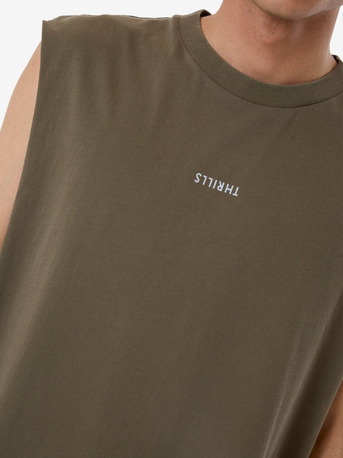 THRILLS // Minimal Merch Fit Muscle Tank TARMAC