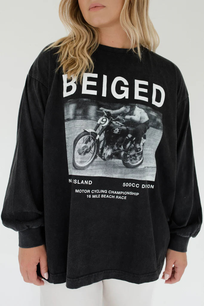 BEIGED // Moto LS TEE