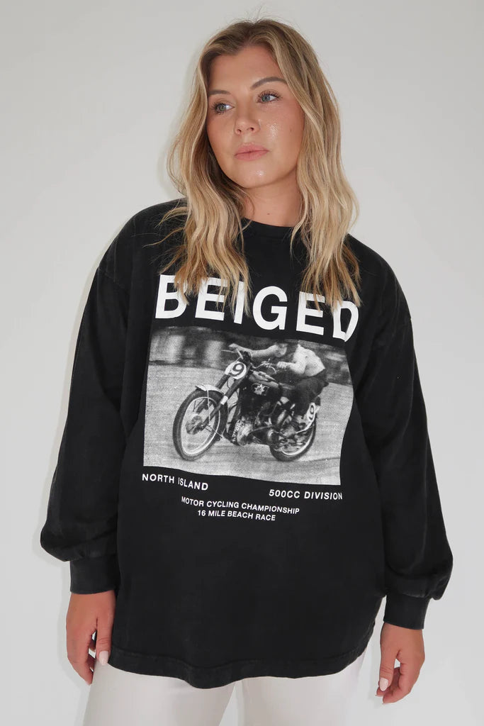 BEIGED // Moto LS TEE