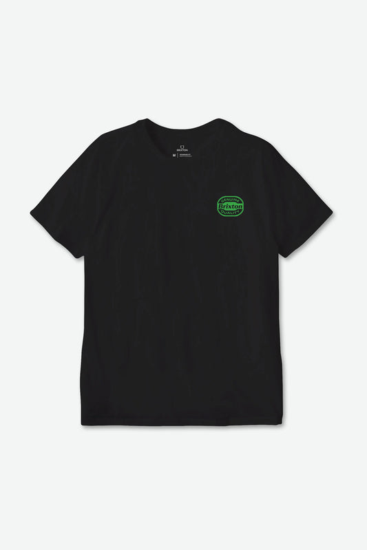 BRIXTON // Neon Keaton SS Tee BLACK