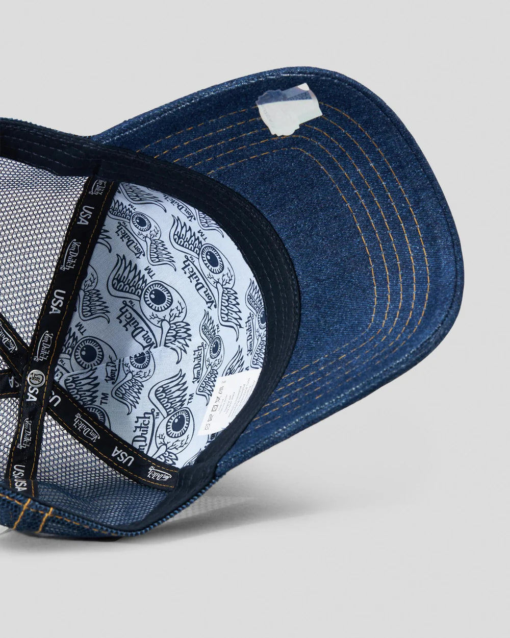 VON DUTCH //  Navy Stone Trucker DENIM