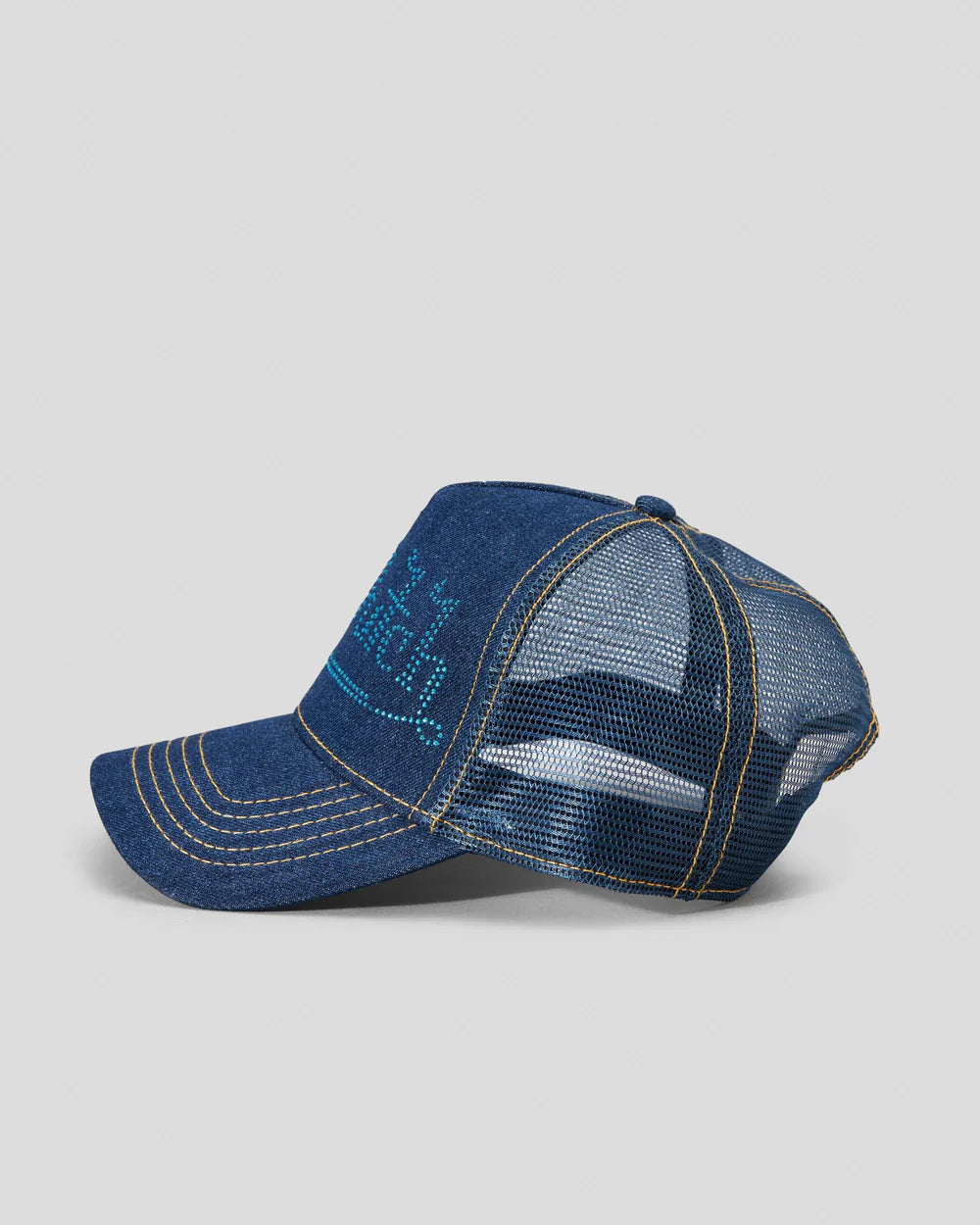 VON DUTCH //  Navy Stone Trucker DENIM