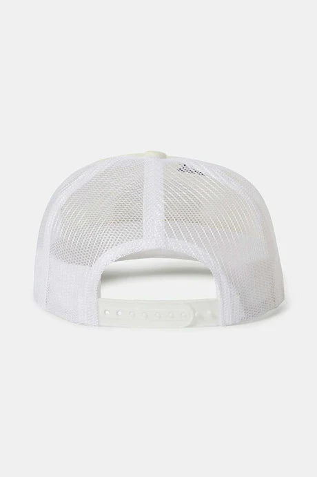 BRIXTON // Neon Keaton MP Trucker Hat WHITE/YELLOW