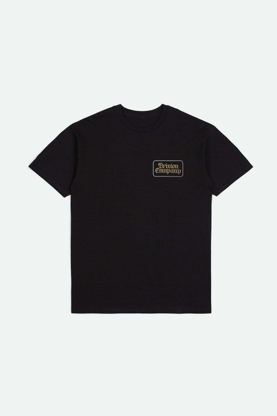 BRIXTON // Norvell SS Tee WORN BLACK