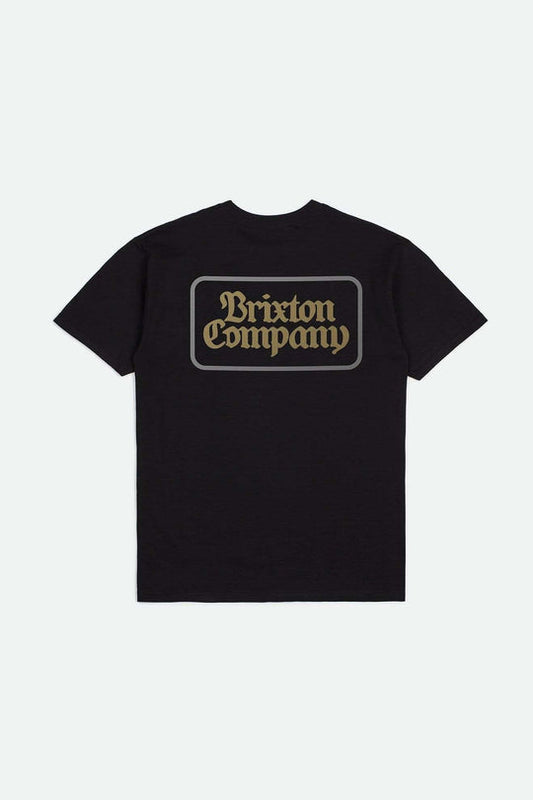 BRIXTON // Norvell SS Tee WORN BLACK