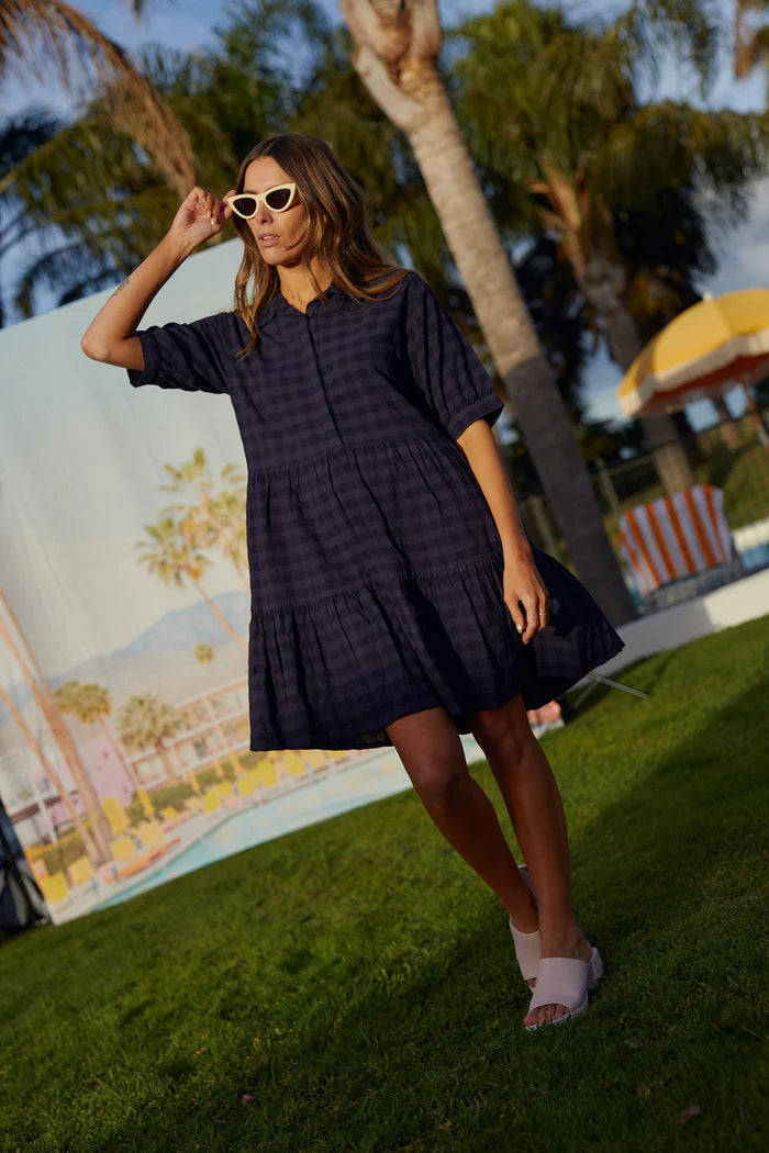 THING THING // Nova Dress NAVY CHECK