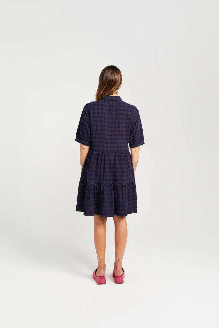 THING THING // Nova Dress NAVY CHECK