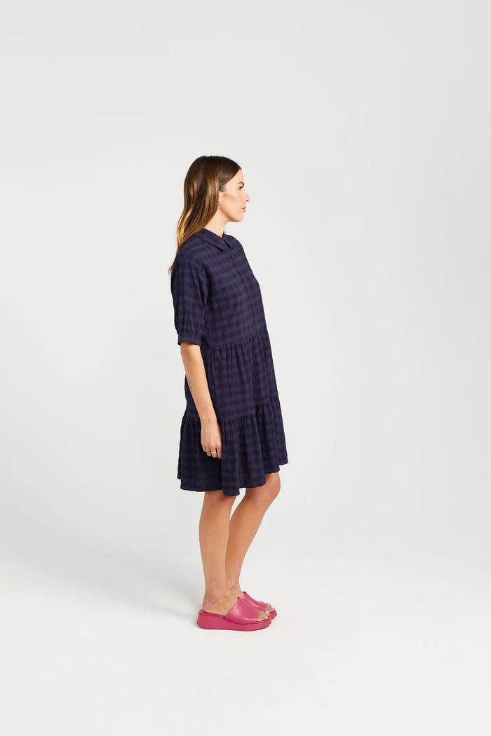 THING THING // Nova Dress NAVY CHECK