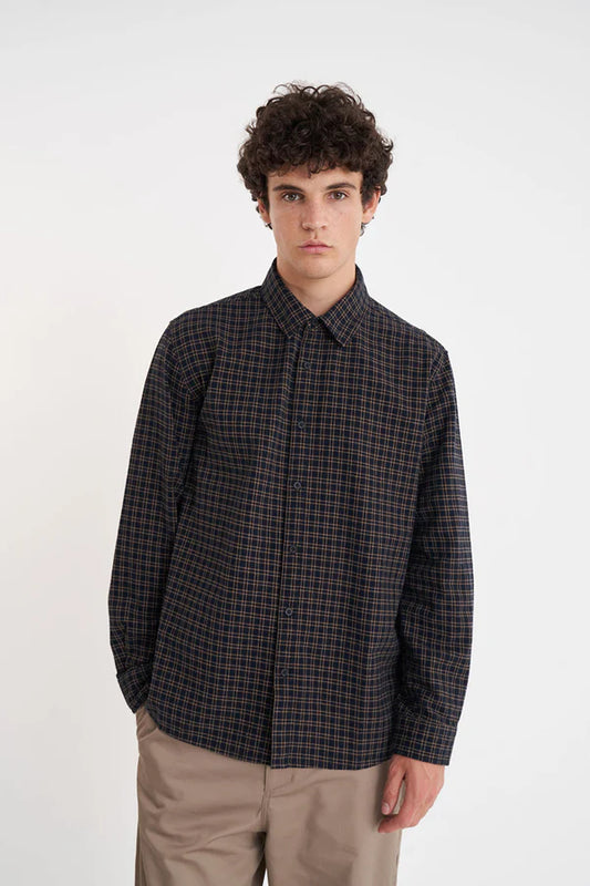 HUFFER // OG Check Shirt NAVY