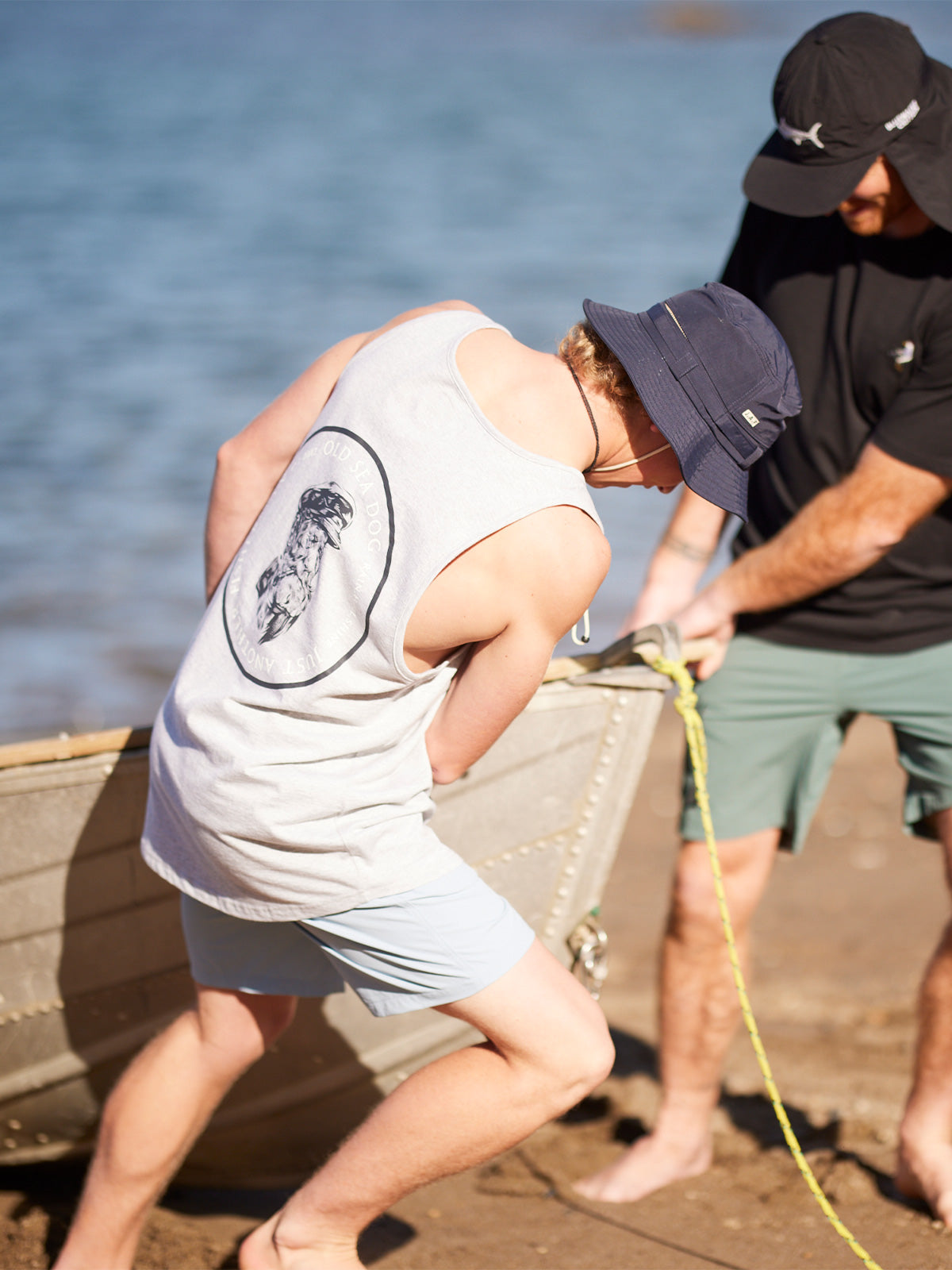 JAF // Old Sea Dog Singlet GREY MARLE