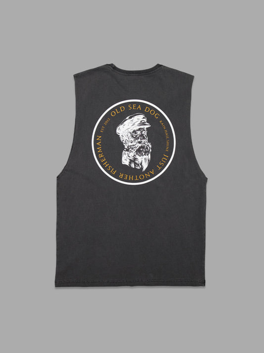 JAF // Old Sea Dog Tank AGED BLACK/ORANGE