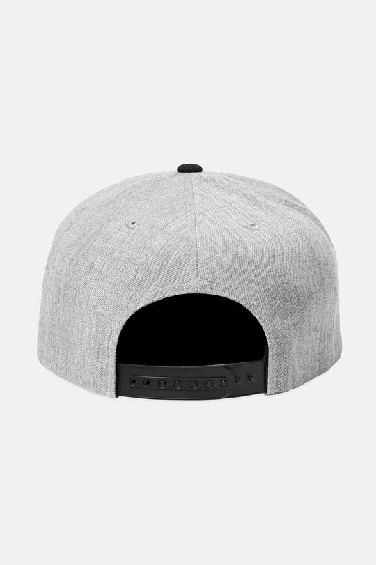 BRIXTON // Oath III Snapback HEATHER GREY/BLACK