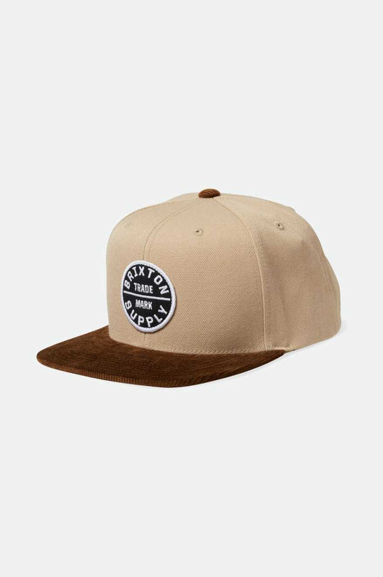 BRIXTON // Oath III Snapback KHAKI/SEPIA