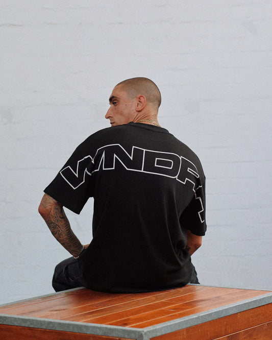 WNDRR // Patron Heavy Weight Tee BLACK