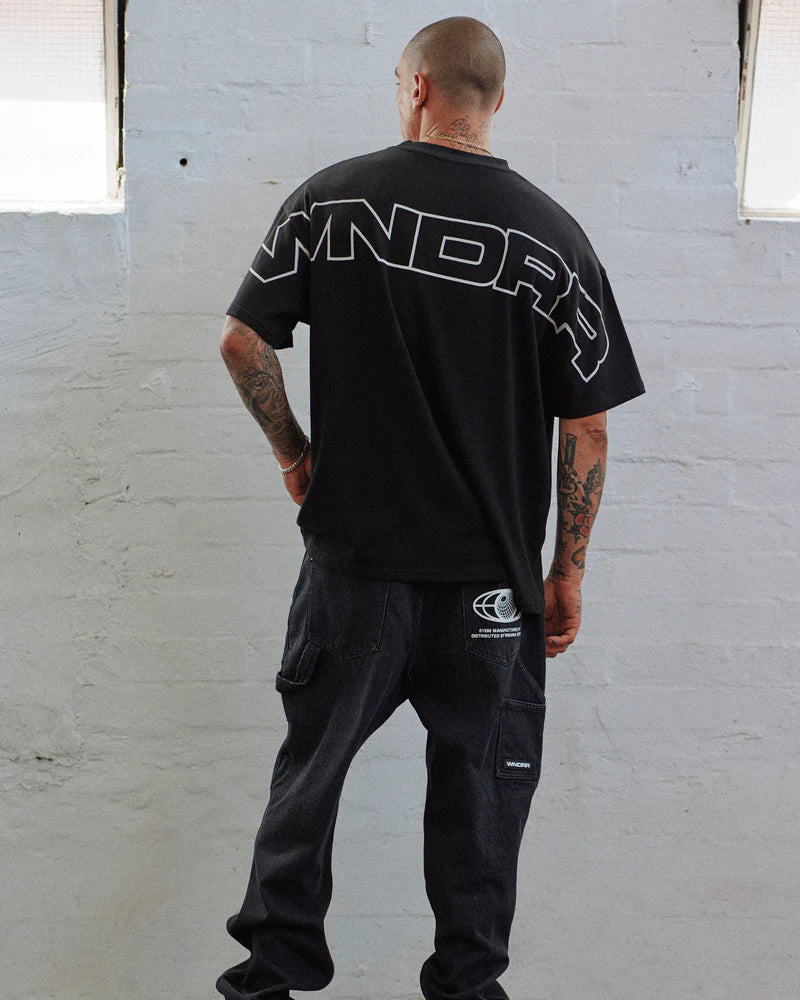 WNDRR // Patron Heavy Weight Tee BLACK