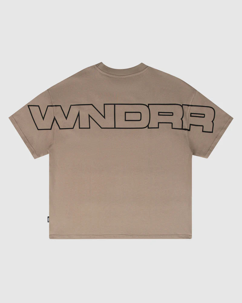 WNDRR // Patron Heavy Weight Tee TAUPE