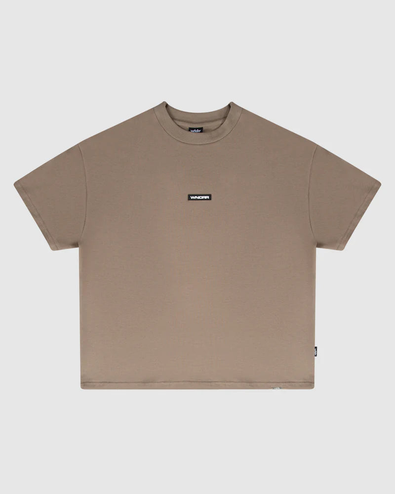 WNDRR // Patron Heavy Weight Tee TAUPE