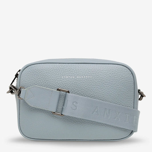 STATUS ANXIETY // Plunder With Webbed Strap Bag POWDER BLUE