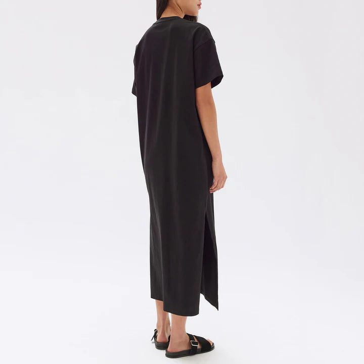 ASSEMBLY LABEL // Portia Jersey Tee Dress BLACK