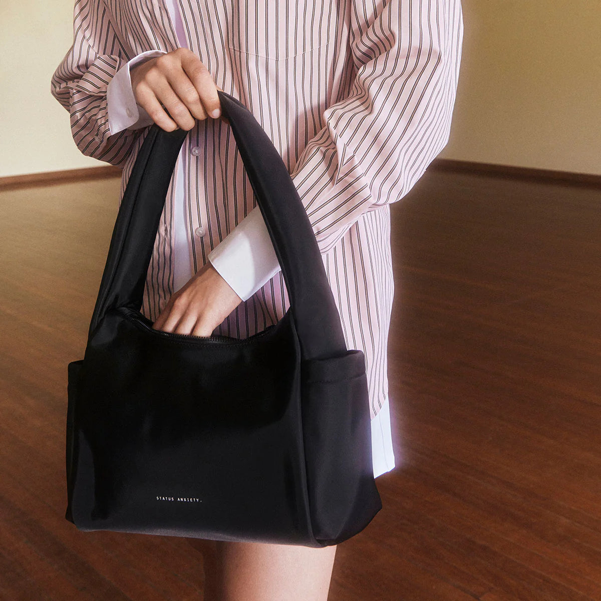 STATUS ANXIETY // Paloma Recycled Bag BLACK