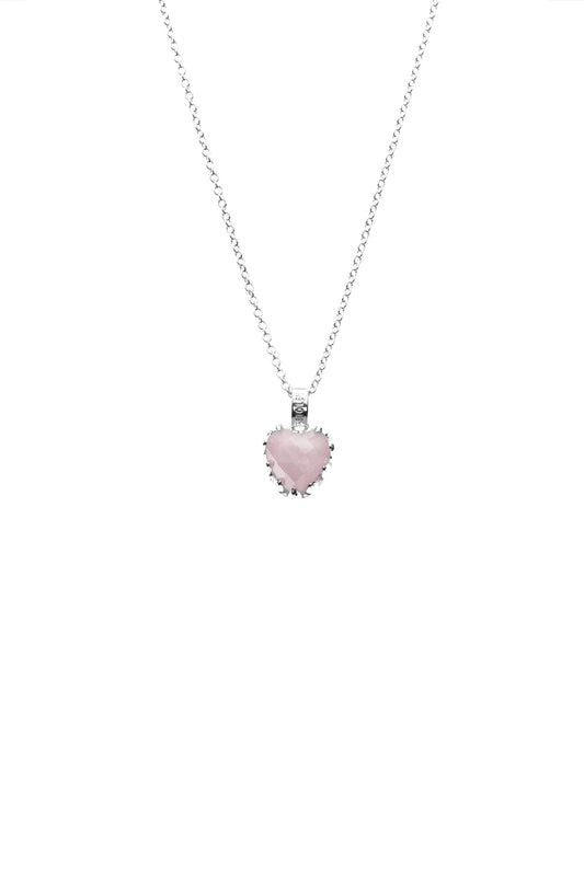 SGC // Love Claw Necklace ROSE QUARTZ