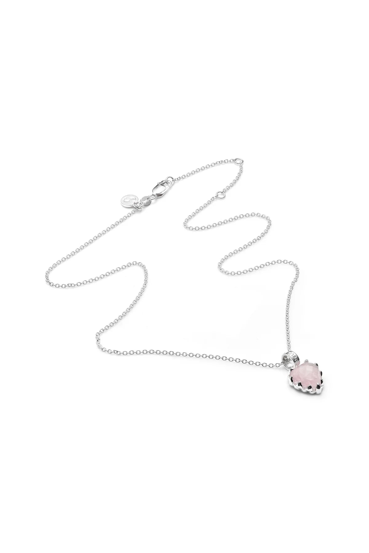 SGC // Love Claw Necklace ROSE QUARTZ