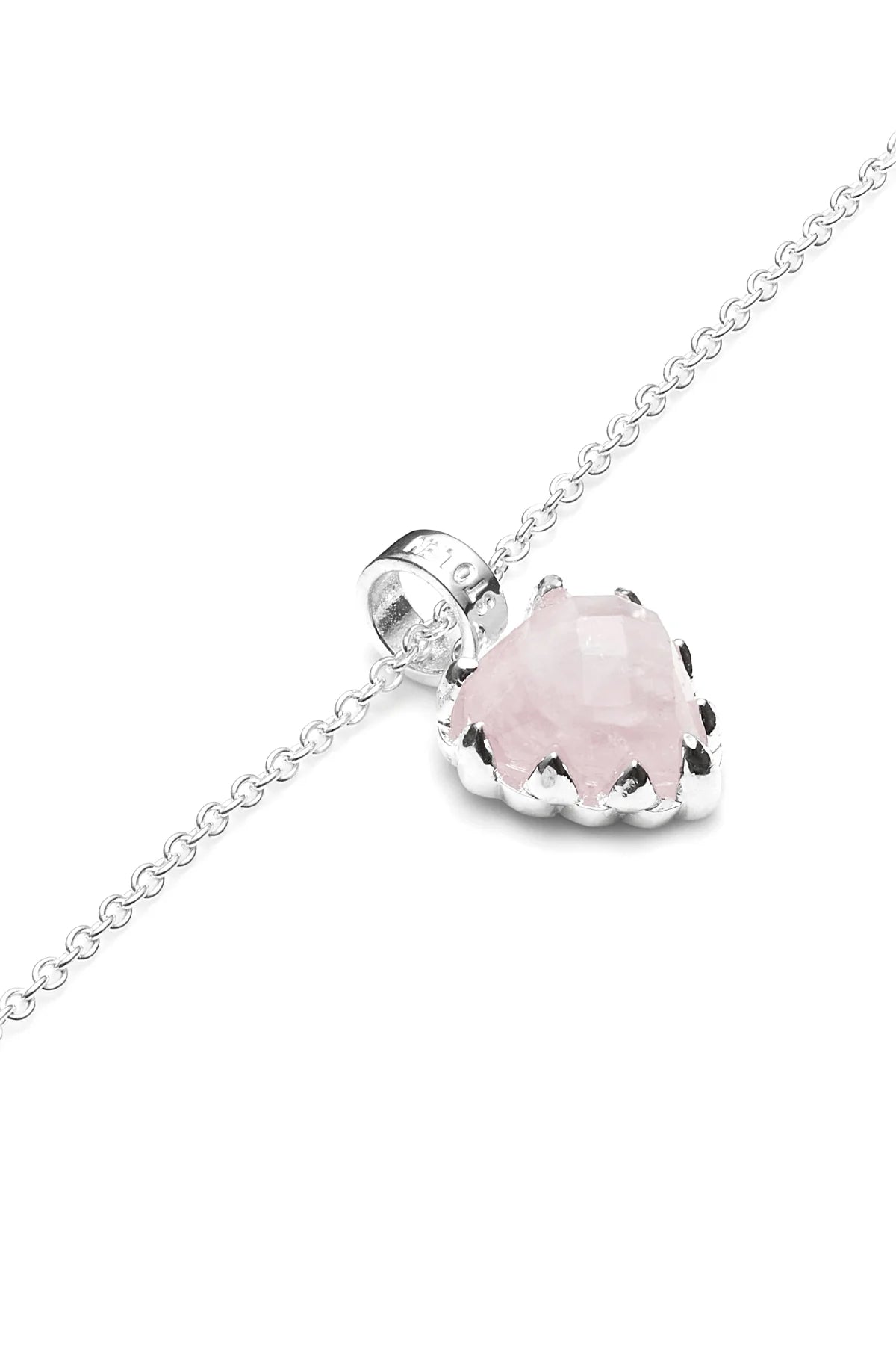 SGC // Love Claw Necklace ROSE QUARTZ