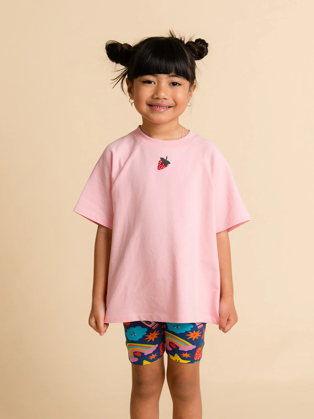 PHOENIX AND THE FOX // Raglan Boxy Tee PINK