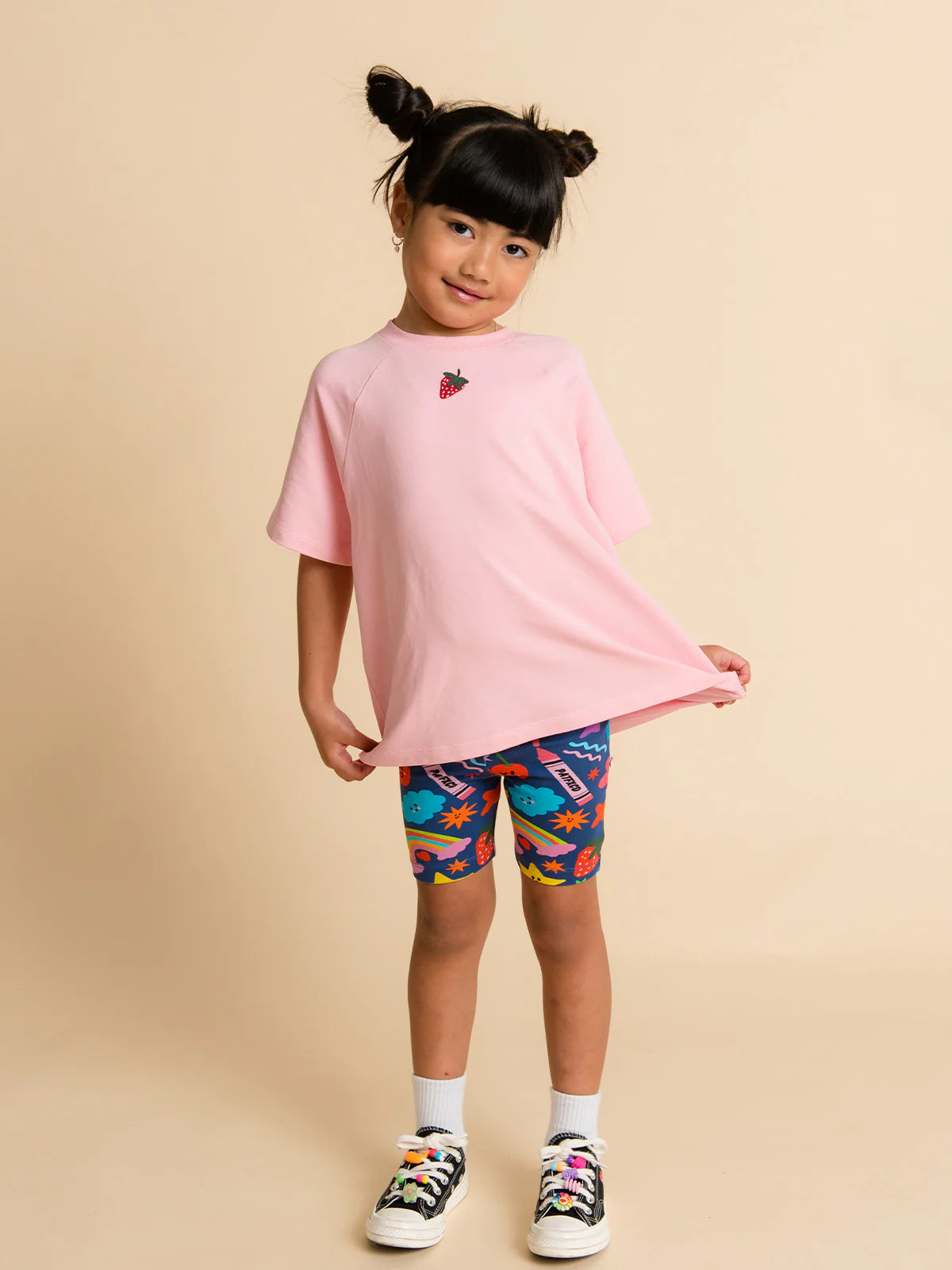 PHOENIX AND THE FOX // Raglan Boxy Tee PINK