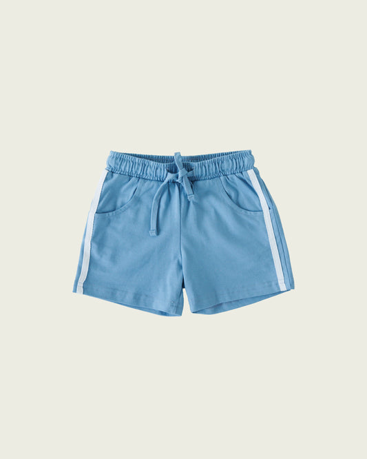 SLOWLY LABEL // Retro Shorts CORNFLOWER