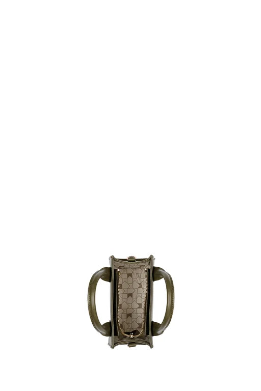 KAREN WALKER // Runaway Walker Mini Tote DARK OLIVE