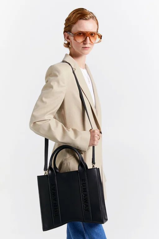 KAREN WALKER // Runaway Walker Tote BLACK