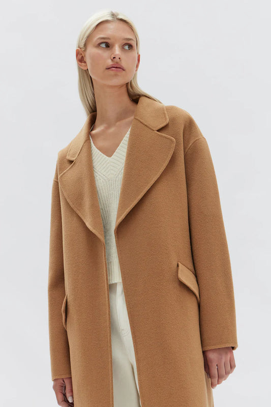 ASSEMBLY LABEL // Sadie Wool Coat CAMEL