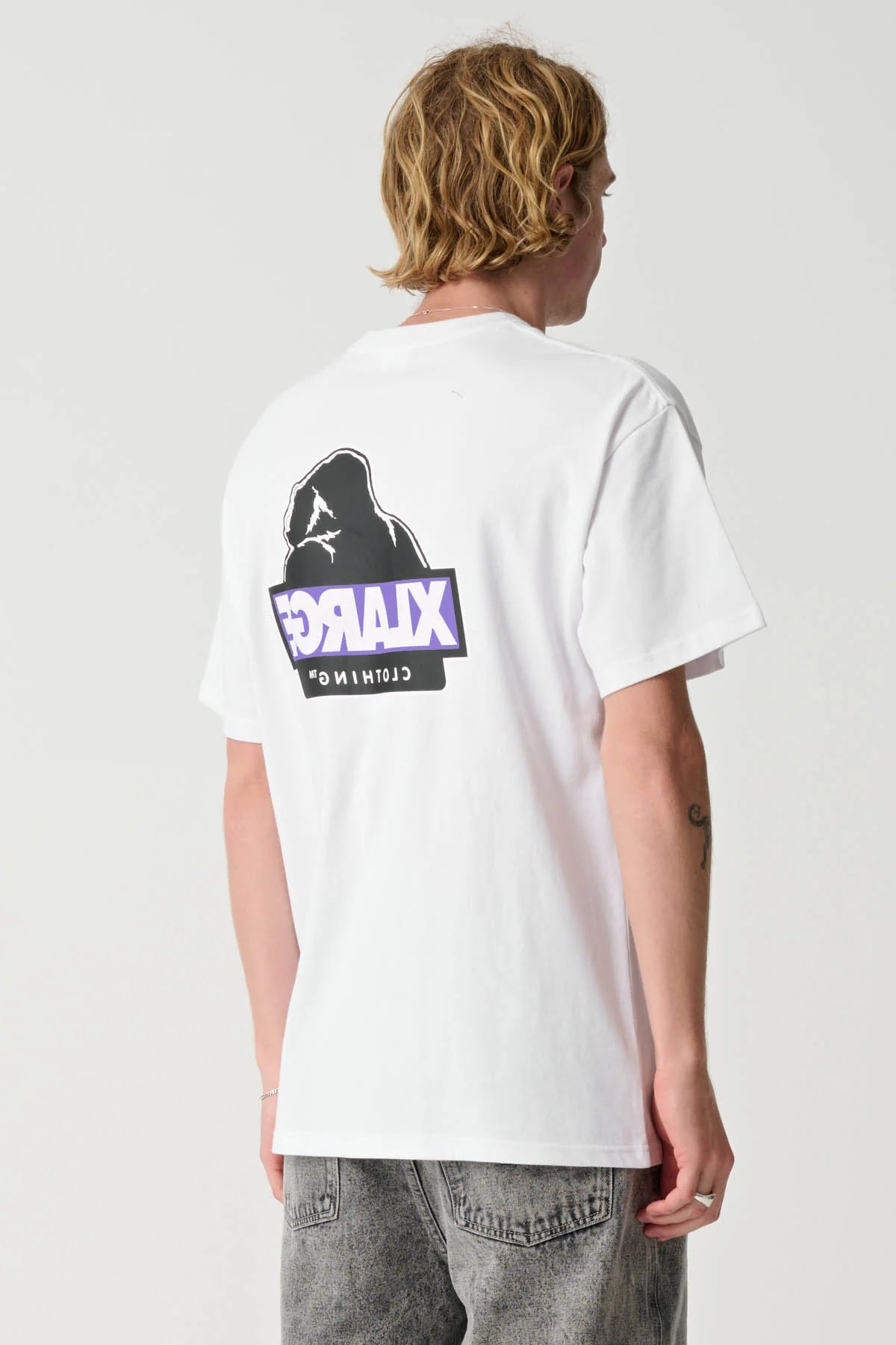 XLARGE // Slanted SS Tee WHITE