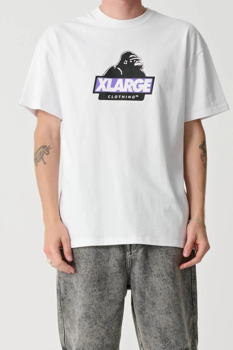 XLARGE // Slanted SS Tee WHITE