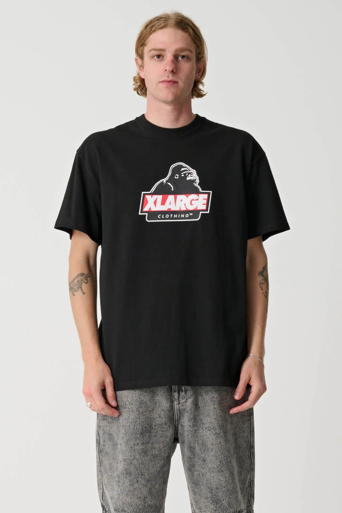 XLARGE // Slanted SS Tee BLACK