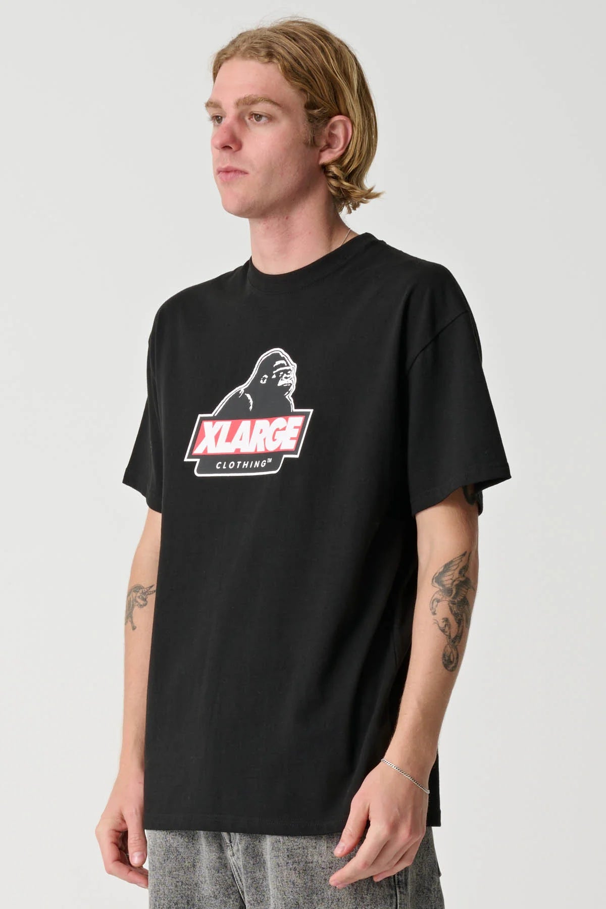 XLARGE // Slanted SS Tee BLACK