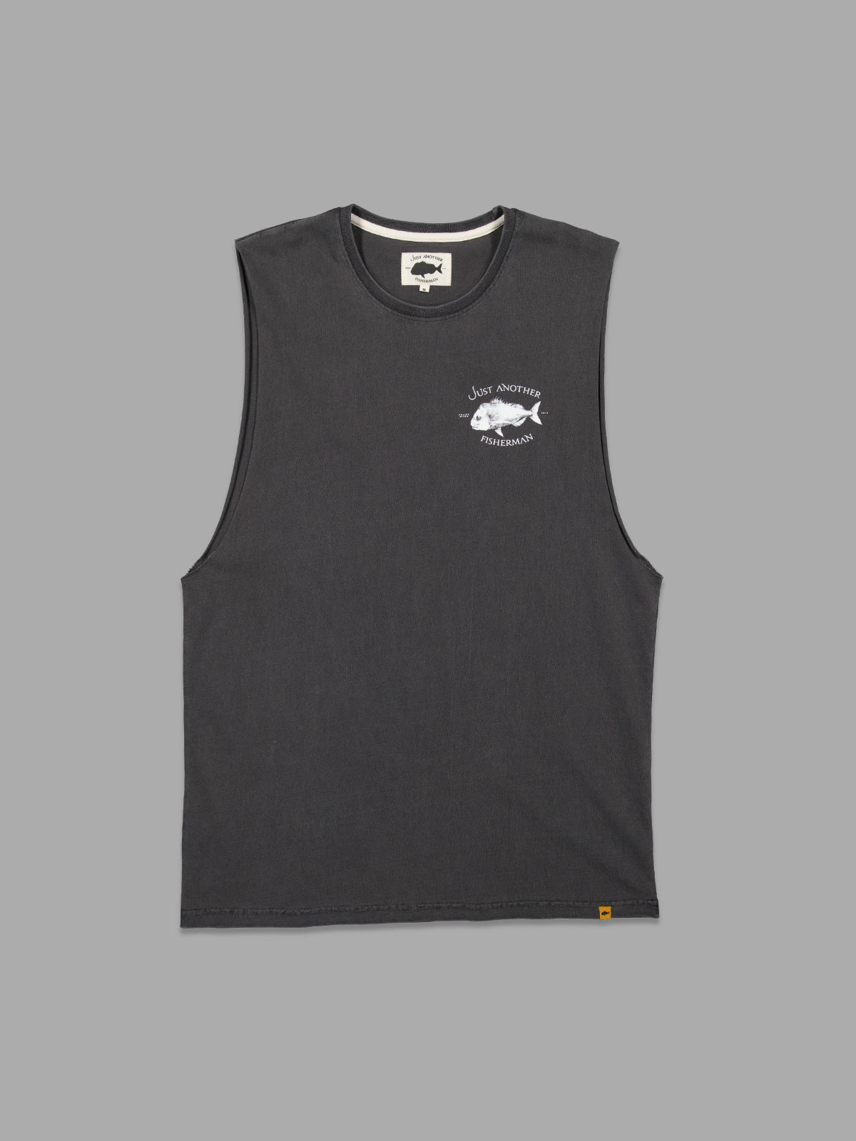 JAF // Snapper Logo Tank AGED BLACK