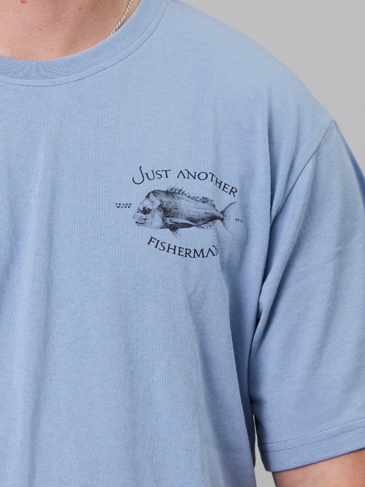 JAF // Snapper Logo Tee FADED DENIM