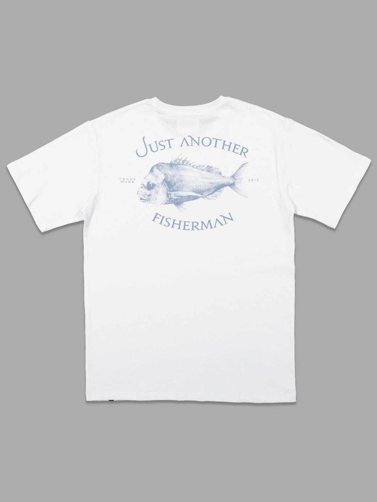 JAF // Snapper Logo Tee WHITE/BLUE