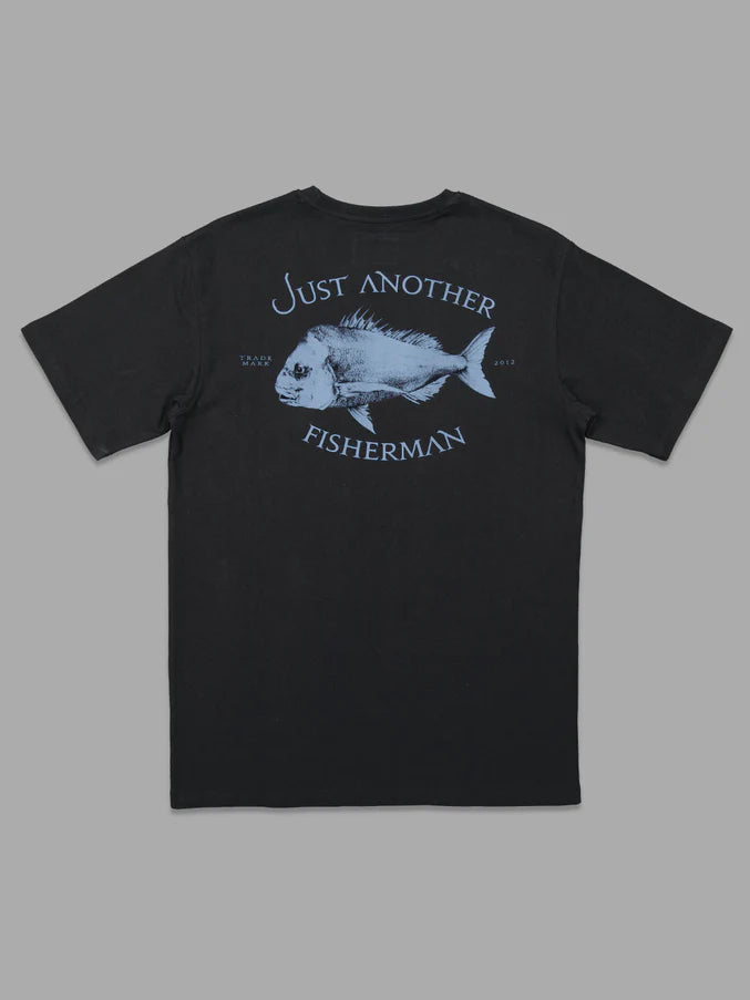 JAF // Snapper Logo Tee BLACK/BLUE