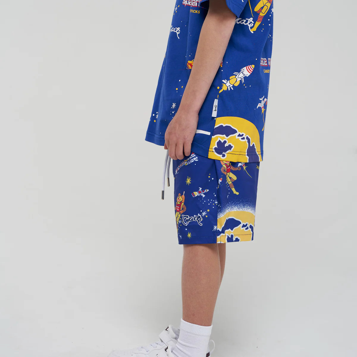 CRATE KIDS // Crate Kids X Spaceman Candy Swim Shorts BLUE