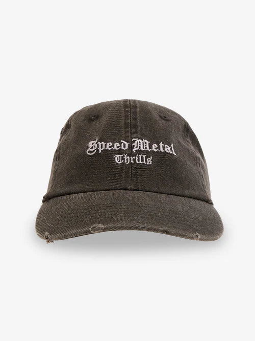 THRILLS // Speed Metal 6 Panel Cap MERCH BLACK